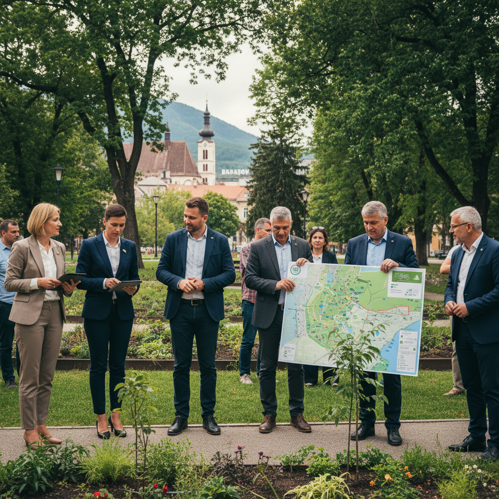 Brașov devine al șaptelea oraș din Programul Orașe Verzi cu sprijinul BERD pentru un plan de acțiune eco-friendly