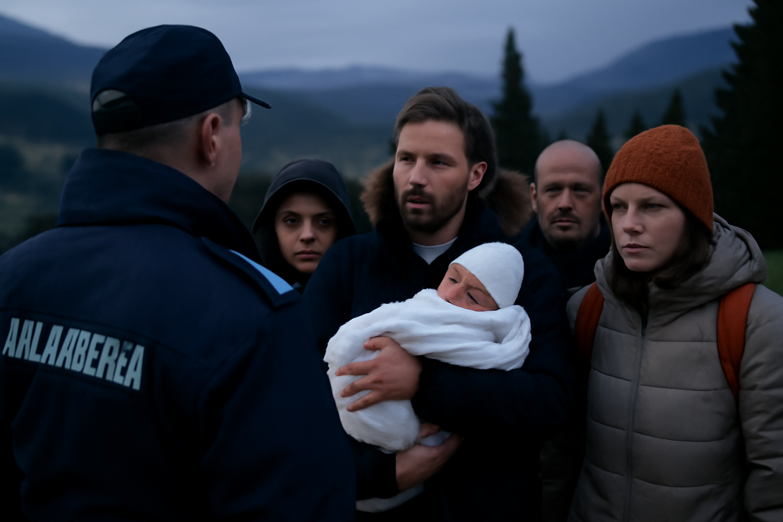 Jandarmii montani salvează un grup format din 4 adulți și un bebeluș de 3 luni în zona Fundățica, aseară