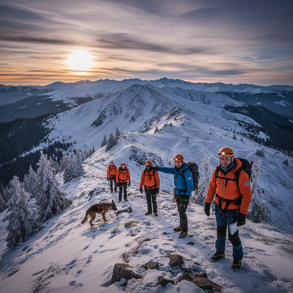 Tânărul dispărut în Bucegi rămâne nedescoperit; Salvamontiștii reiau căutările pe traseul parcurs